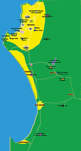 Karta över området